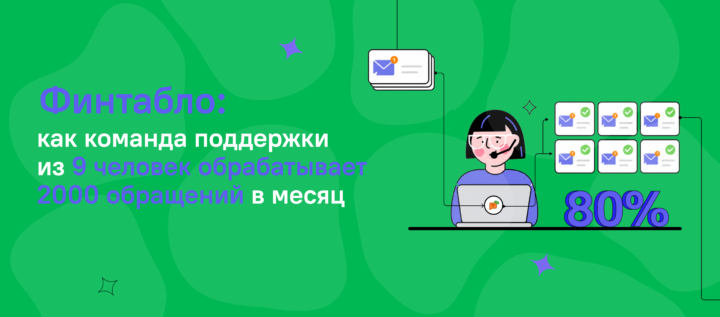 Финтабло: как команда поддержки из 9 человек обрабатывает 2000 обращений в месяц